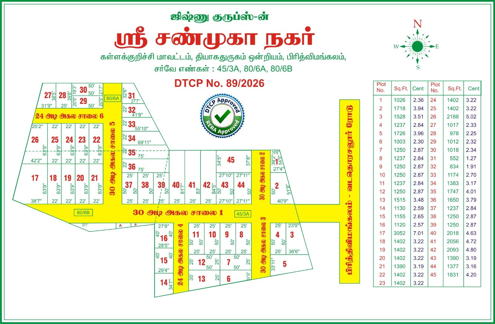 Architectural Plan Layout View